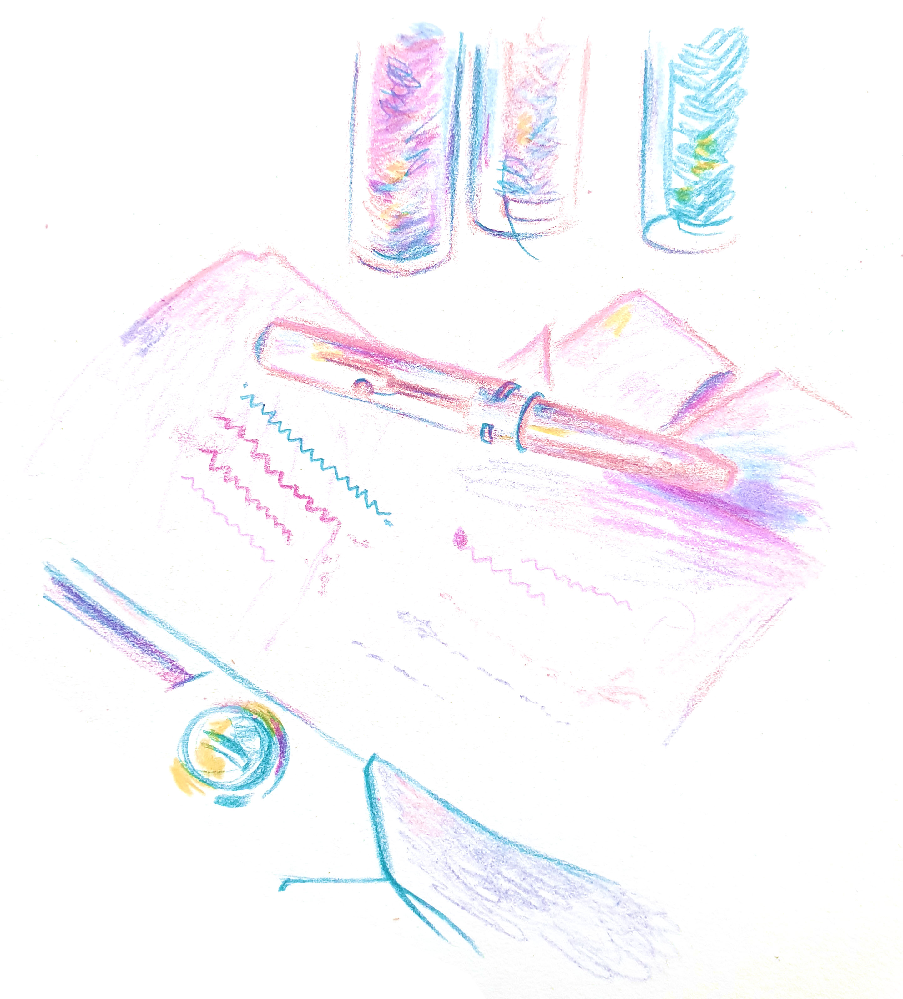 Marques pages en tissus